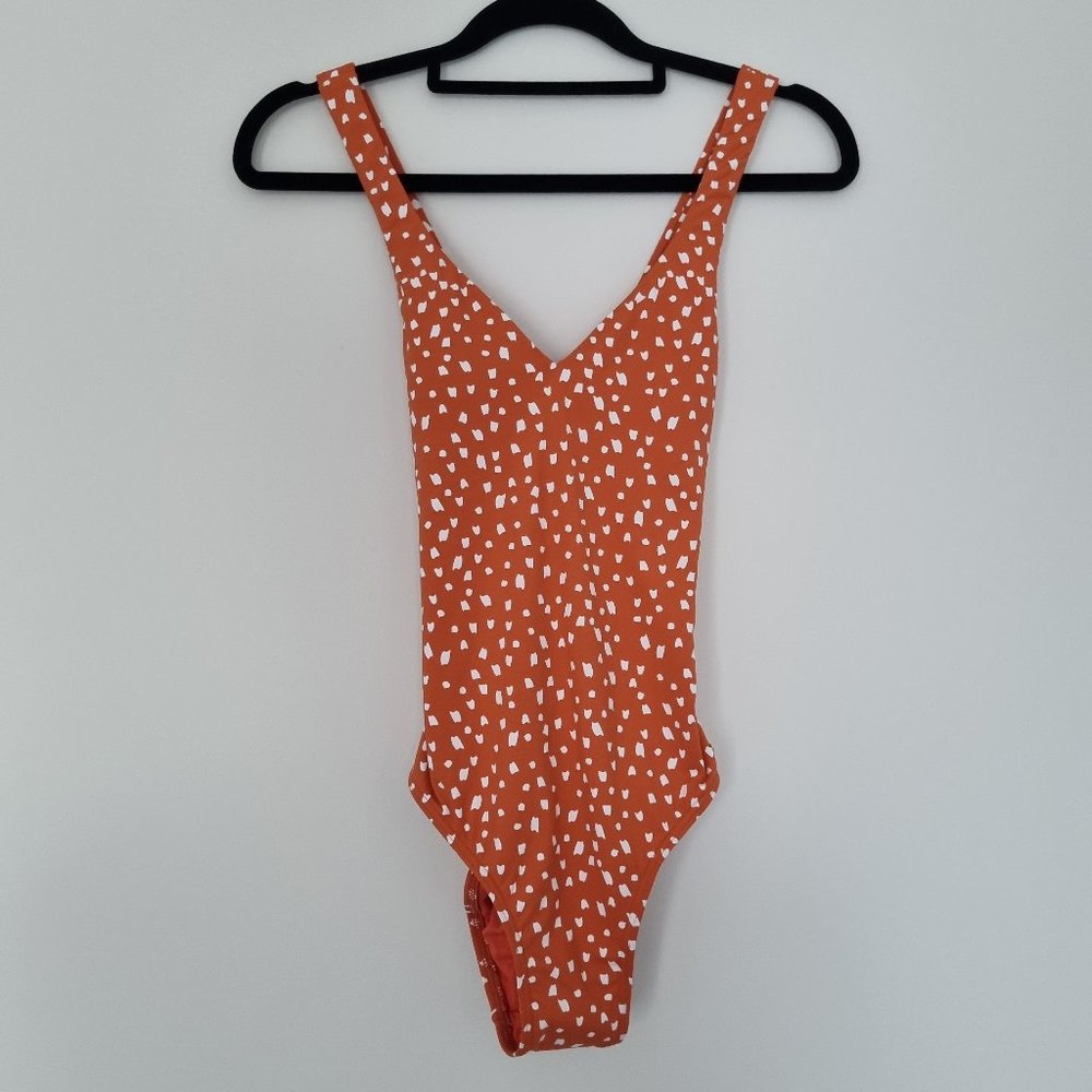 Roxy Tropical Oasis Knotted One Piece Women's size XS - Picture 4 of 9